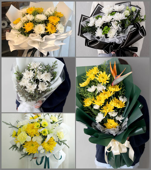贵州毕节市七星关区对坡镇法泥村白事花束代送